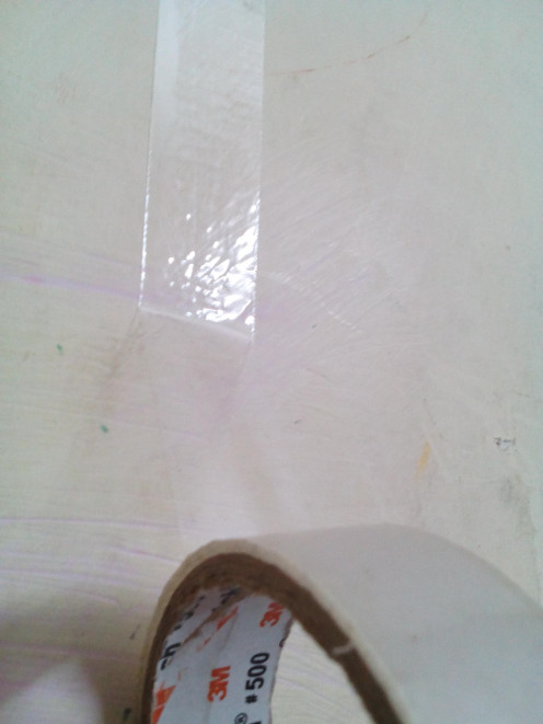 Apply the tape