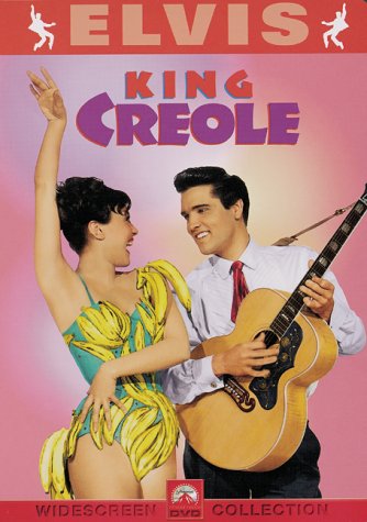 Elvis Presley and Carolyn Jones in the 1958 movie, King Creole.