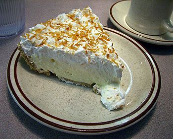 Coconut Custard Pie  Photo credit Wekipedia image