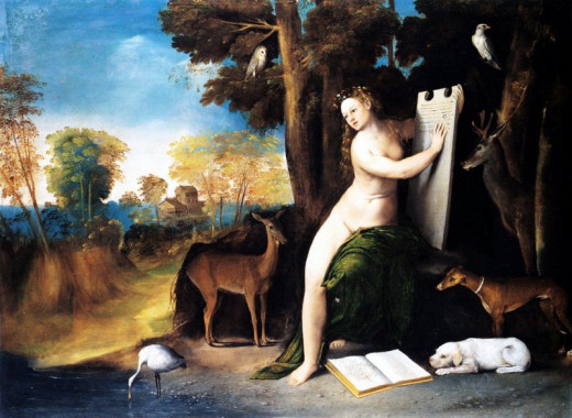 Dosso Dossi, Circe and Her Lovers in a Landscape (a. 1512), Washington National Gallery of Art