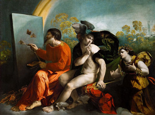 Dosso Dossi, Jupiter Mercury and Virtue (1524), Cracovia Wawel Castle