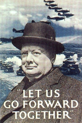 British war-time propaganda poster