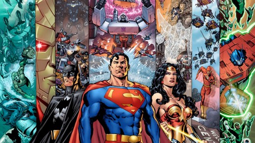 Superman and Transformers team-up someday?