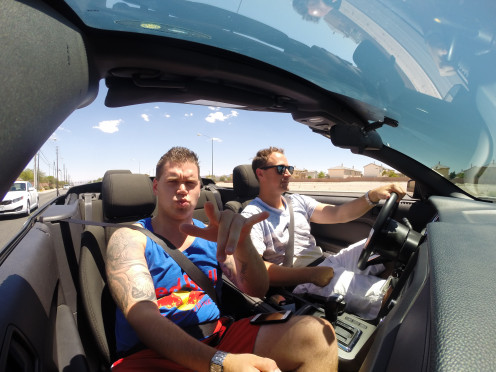Driving to Zion National Park