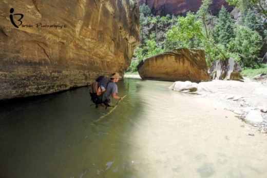 Hiking the Narrows