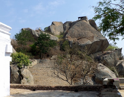 Garuda Shrine Above Yognarasimha Temple, Devarayanadurga Near Bangalore