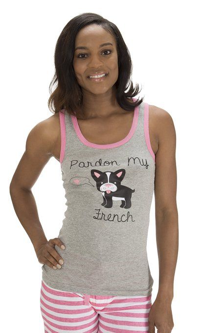 Teens will love the sassy sayings on these capri pajamas. Four designs and colors. Available in sizes small to 3XL.