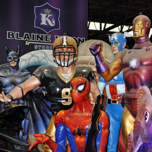 A gathering of superheros...including Drew Brees, of course!