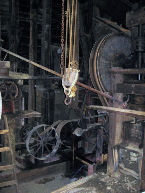 Inside the Comstock Gold Mill