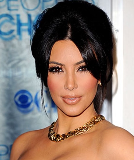Kim Kardashian and her plump, full lips.            