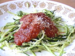 No Need for Spiralizer for One Minute Zucchini Noodles