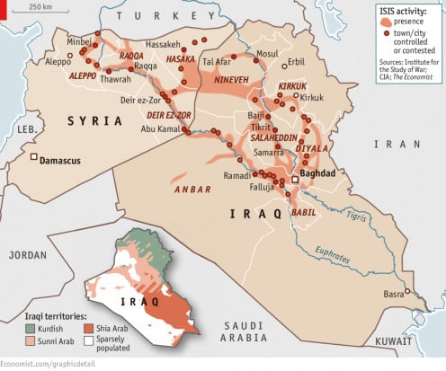 ISIS movement in Iraq and Syria.