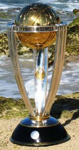 The International Cricket Council (ICC) trophy for world cricket champions