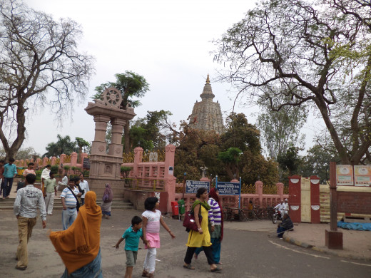 Mahabodhi Temple From Outside