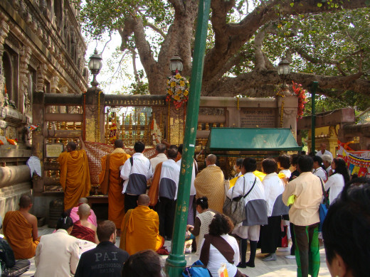 The Diamond Throne Or Vajrasana Enclosure