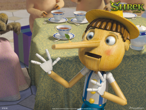 Pinocchio makes several appearances in the Shrek franchise.