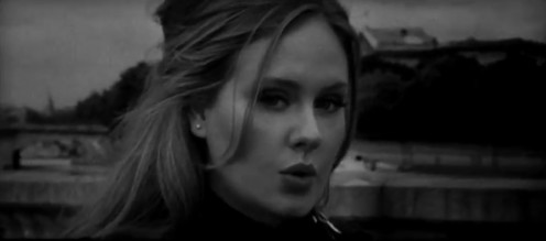 Adele in the music video for Someone Like You