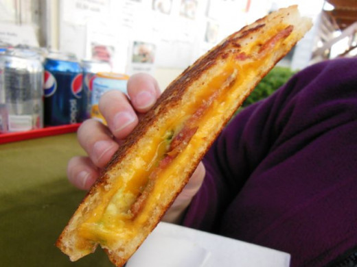 grilled cheese sandwich, photo by Relache