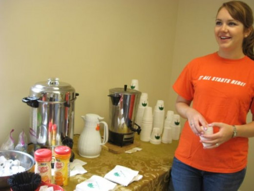 Clemson Students work hard at Grits and Gospel