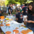 Volunteers from Clemson University entertain the children Volunteers from Clemson University entertain the children