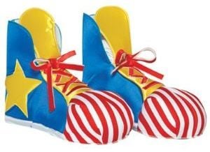 Clown Adult Shoe Covers One Size Fits Most Adults