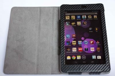 The Nexus 7 in a protective case