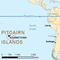pitcairn islands location