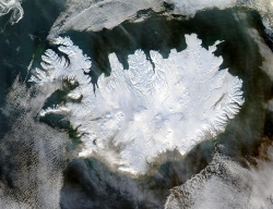 iceland aerial photo