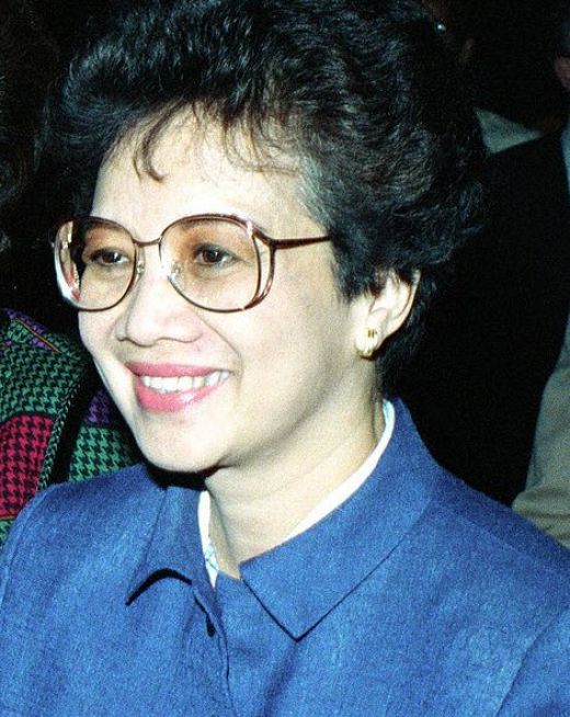 Corazon Aquino, the first woman President of the Philippines