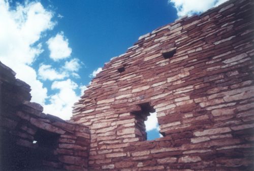 There are several ruined structures in the area. Without trying to figure out which photo belongs to which one, since I don't remember, I'll just scramble them and show you them all.