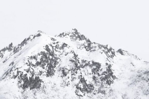 Mount Shuksan - I have an online friend who likes to go mountain climbing. He comes back with the most spectacular photographs. This was made after seeing one of his photographs. I was able to locate the spot where he stood, and when I finished this,