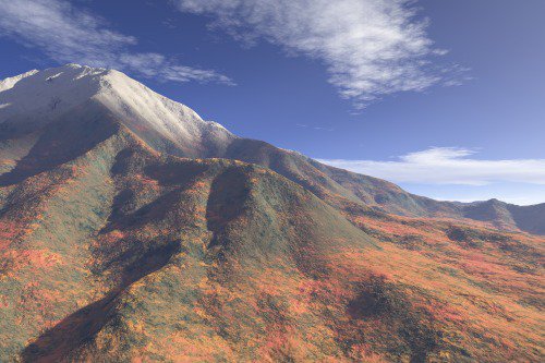 Terrain from Hanalei, adding autumn features from the Pacific Northwest. Fantasy.