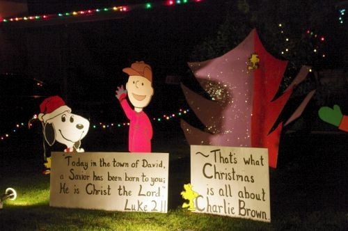 Charlie Brown Christmas, with the real message.