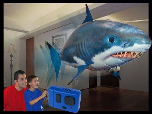 large inflatable shark with remote control