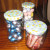 Completed jars with painted lids. Click the other photographs to see the steps of how to do this easy craft. All photos by Peggy Hazelwood. Completed jars with painted lids. Click the other photographs to see the steps of how to do this easy craft. All photos by Peggy Hazelwood.