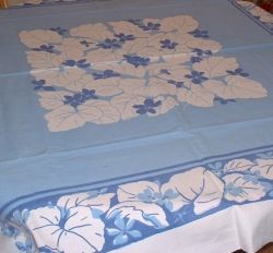 Vintage Floral Tablecloth