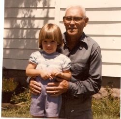 My Dad and my daughter.