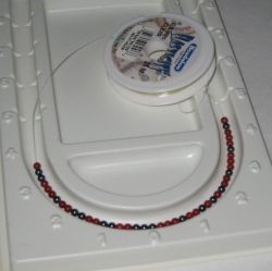 Random beads for a simple bracelet.