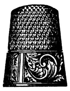 Thimble clip art courtesy of The Graphics Fairy.