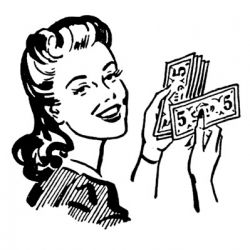 Get your money and run. Image courtesy of The Graphics Fairy.