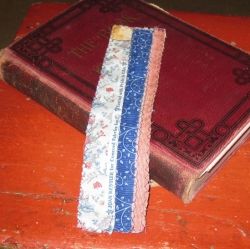 Fun quilted bookmark.