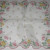 Silky handkerchief with printed flowers. Silky handkerchief with printed flowers.