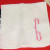 Vintage hankie with G initial embroidery. Vintage hankie with G initial embroidery.