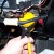 I use a oil filter wrench to remove the oil filter. I don't care if I crush the old one. I use a oil filter wrench to remove the oil filter. I don't care if I crush the old one.