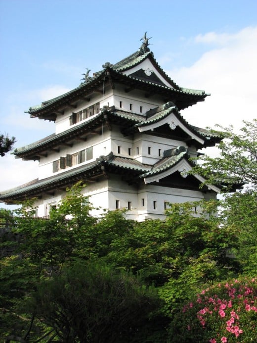 Hirosaki Castle, northern Japan.