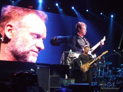 The Police onstage, 2008.