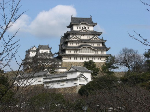 Himeji Castle in winter - the tour was very cold. Unfortunately, it is covered for restoration for the next few years.