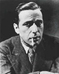 Humphrey Bogart, who played Sam Spade, a shamus.