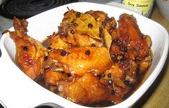 Savory Chicken Adobo. (Photo courtesy by Joelio from Flickr) Savory Chicken Adobo. (Photo courtesy by Joelio from Flickr)