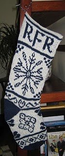 My stocking (designed by ChemKnits)